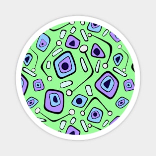 Abstract Pattern - Mint Green Magnet